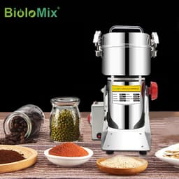 image-700g Swing Type Electric Grains Herbal Spices Powder,Dry Food Miller,High Speed,ELEKCHEF by Biolomix Display Coffee Grinder