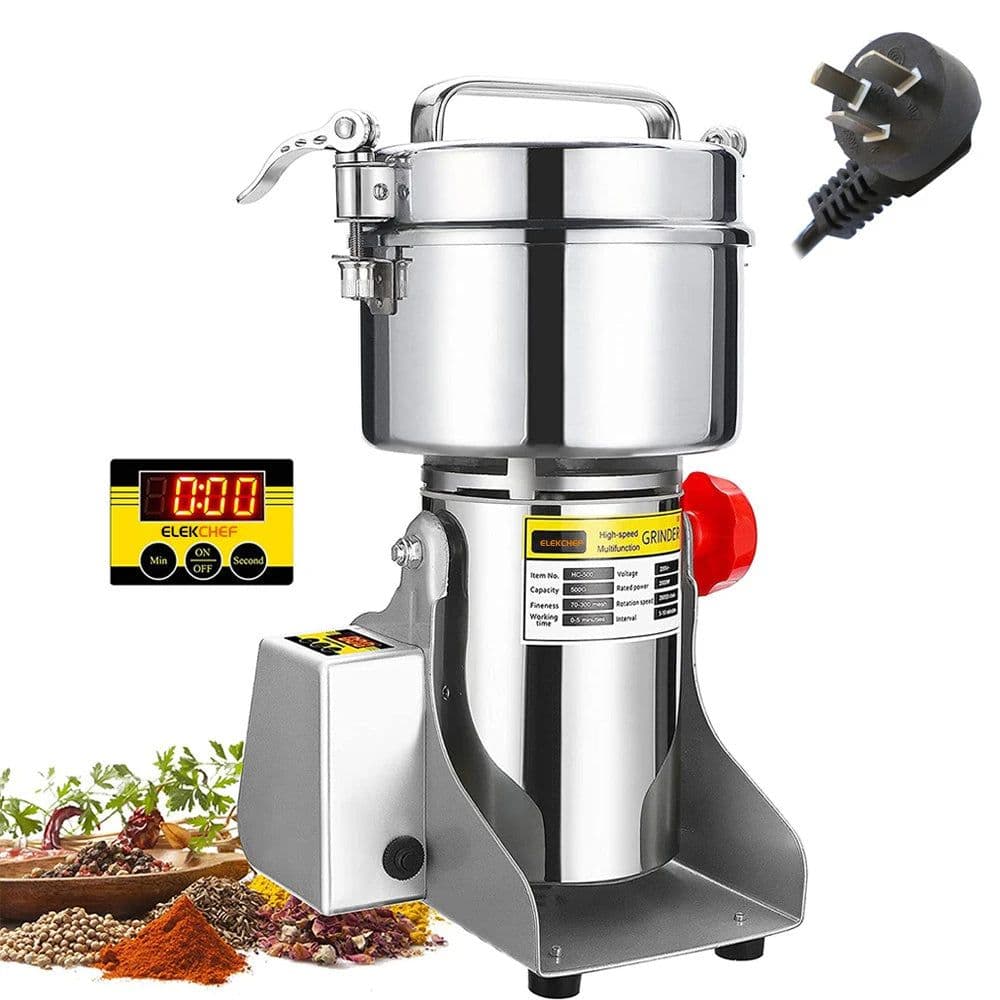 image-700g Swing Type Electric Grains Herbal Spices Powder,Dry Food Miller,High Speed,ELEKCHEF by Biolomix Display Coffee Grinder