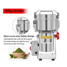 image-700g Swing Type Electric Grains Herbal Spices Powder,Dry Food Miller,High Speed,ELEKCHEF by Biolomix Display Coffee Grinder