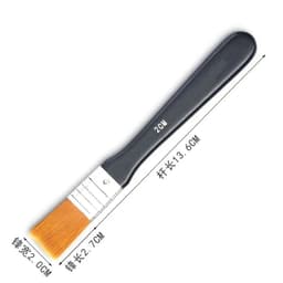 image-Ginflash 6styles Watercolor oil Art Paint Brush Nylon Hair painting art brush Easy To Clean wooden cleaning brush