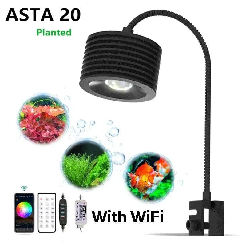 image-Lominie LED Aquarium Light Full Spectrum Freshwater Aquarium Light for Planted Nano Aquarium Tank ASTA 20