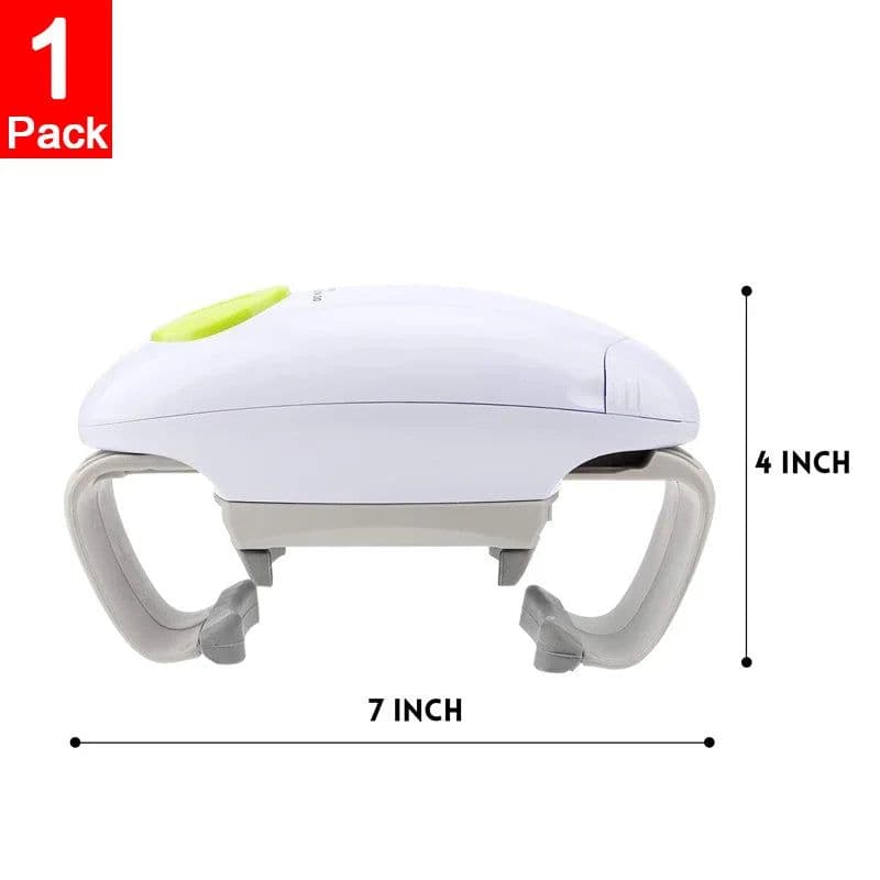 image-Automatic Electric Can Opener Beer Bottle Opener Handheld Safe Free Jar Can Tin Battery Operated Restaurant Kitchen Bar Tools