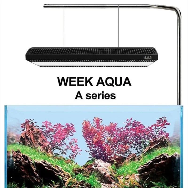 image-WEEK AQUA A430 Pro 120W Full Spectrum Aquarium Led Light APP Control Aquatic Aquascaping Aquarium Lamp Lighting Fish Tankaquário