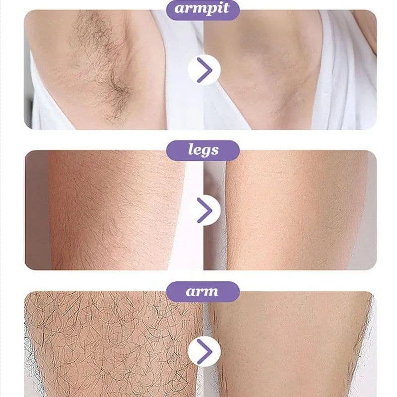 image-Nano Crystal Epilator Stone Physical Hair Remover Eraser Painless Epilator Depilatory Gum Ladies Women Man Can Washable Clean
