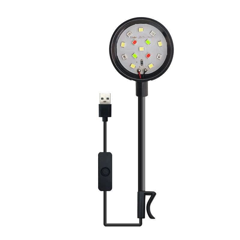 image-3W 5V USB Aquarium Light LED Waterproof Fish Tank Lighting Underwater Fish Lamp Aquariums Decor Plant Lamp Mini fish tank light