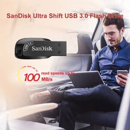image-100% Original SanDisk USB 3.0 USB Flash Drive CZ410 32GB 64GB 128GB 256GB Pen Drive Memory Stick Black U Disk Mini Pendrive