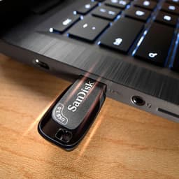 image-100% Original SanDisk USB 3.0 USB Flash Drive CZ410 32GB 64GB 128GB 256GB Pen Drive Memory Stick Black U Disk Mini Pendrive