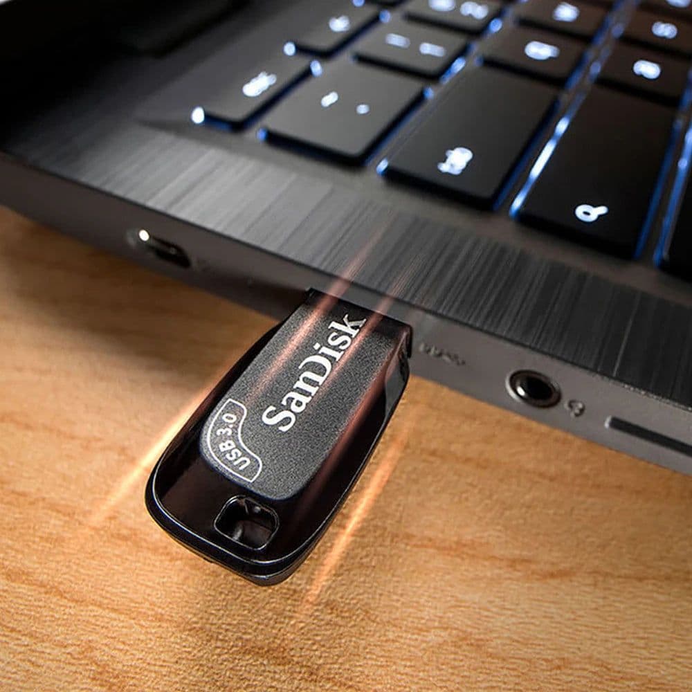 image-100% Original SanDisk USB 3.0 USB Flash Drive CZ410 32GB 64GB 128GB 256GB Pen Drive Memory Stick Black U Disk Mini Pendrive