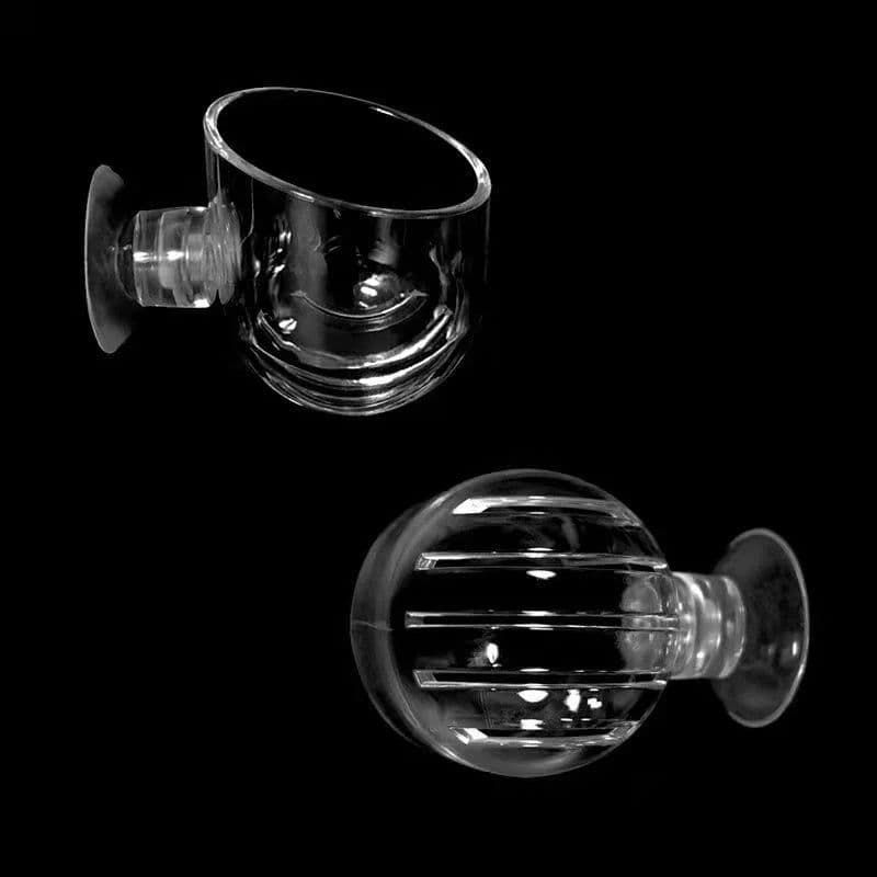image-1pc Plastic Automatic Feeder With Suction Cup For Aquarium Red Worm Feeding Fish Tank Cone Live Food Tapered Hopper Basket New