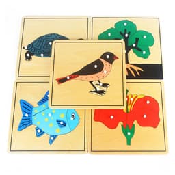image-Baby Toy Kids Montessori Flower/Plant/AnimalsPuzzle for Children Wood for Early Childhood Education Preschool Training Learning