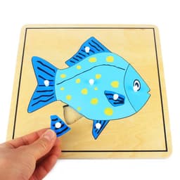 image-Baby Toy Kids Montessori Flower/Plant/AnimalsPuzzle for Children Wood for Early Childhood Education Preschool Training Learning