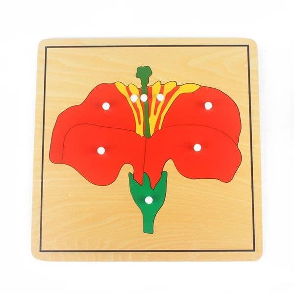 image-Baby Toy Kids Montessori Flower/Plant/AnimalsPuzzle for Children Wood for Early Childhood Education Preschool Training Learning