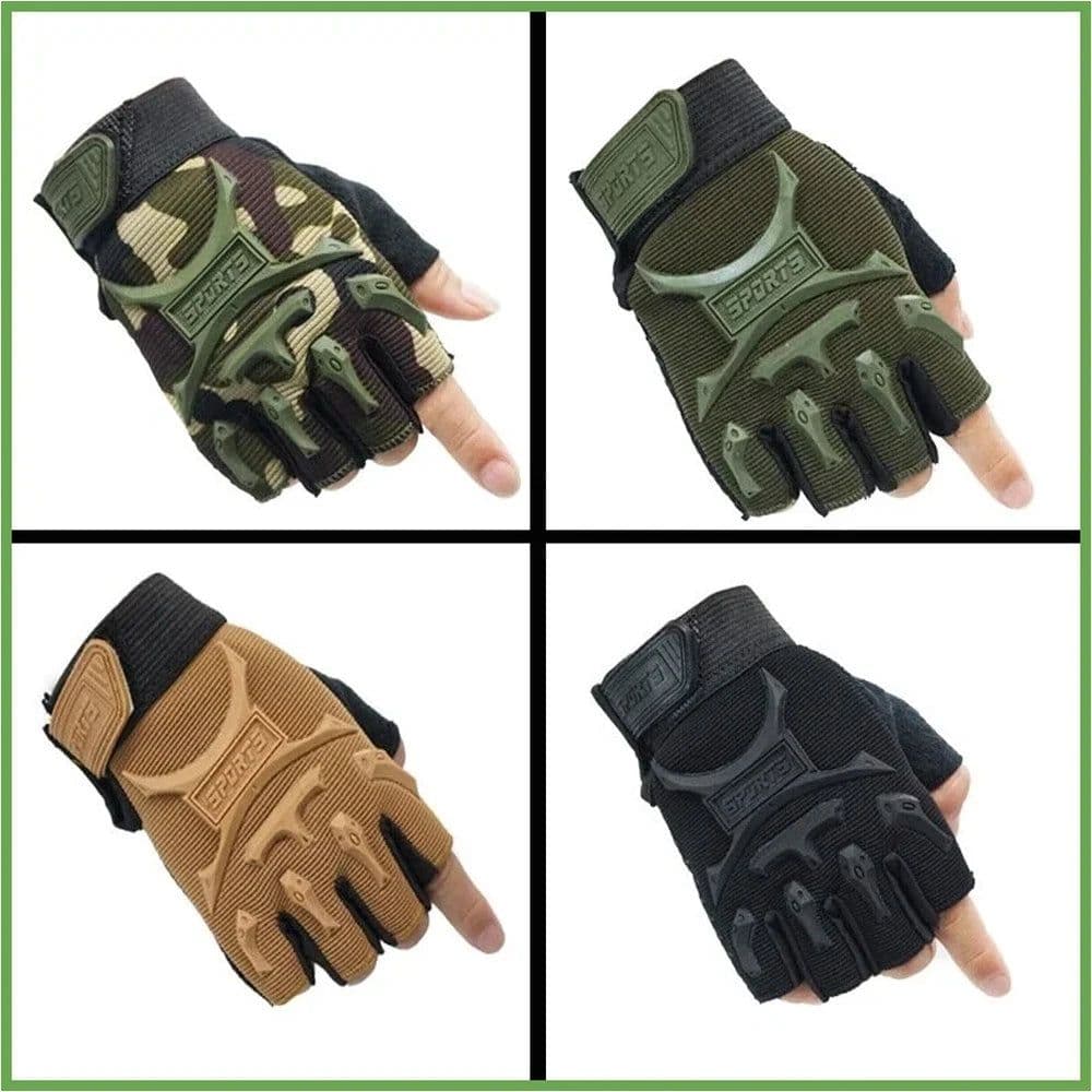 image-1Pair Kids Sport Gloves,Half Finger Gloves Kids Boys Girls Cycling Gloves,Kids Fishing Gloves for Cycling Fishing Outdoor Sports