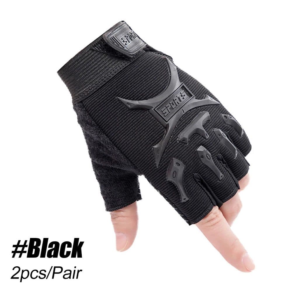 image-1Pair Kids Sport Gloves,Half Finger Gloves Kids Boys Girls Cycling Gloves,Kids Fishing Gloves for Cycling Fishing Outdoor Sports