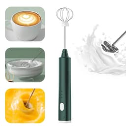 image-1 PCS USB Rechargeable Handheld Egg Beater 3 Speeds Electric Milk Frother Foam Maker Mixer Coffee Drink Frothing Wand Foamer