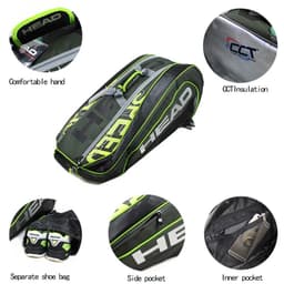 image-Huge Capacity HEAD Tennis Backpack Zverev Limited Edition Tenis Bag Shoes Warehouse Men Padel Raquete Sports Storage Bag