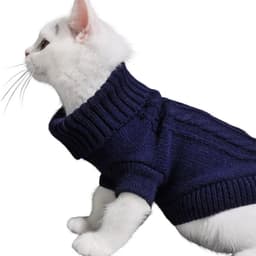 image-Pet Dog Sweaters Winter Pet Clothes for Small Dogs Warm Sweater Coat Outfit for Cats Clothes Woolly Soft Dog T Shirt Jacket