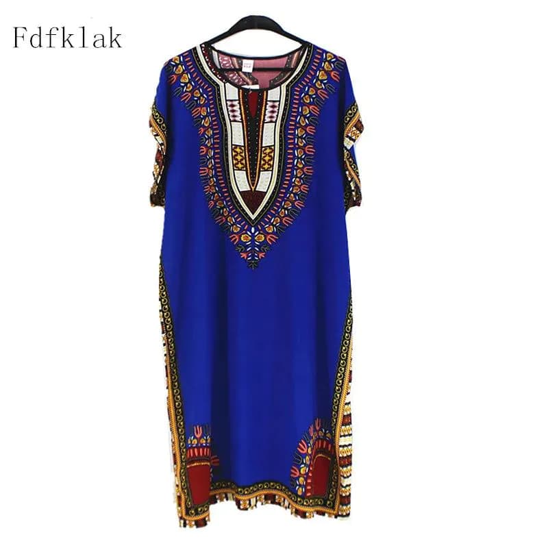image-Nightgowns Women Sleepshirt Vintage Loose Large Size Night Dress Female Nightshirt Summer Women's Cotton Nightdress With Belt