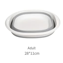 image-Plastic Folding Basins Portable Wash Basins Folding Laundry Tub Adult Baby Bath Basin Bathroom Kitchen Accessories Wash Basin