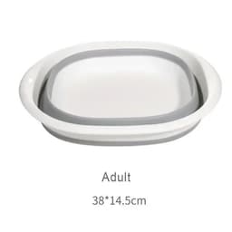 image-Plastic Folding Basins Portable Wash Basins Folding Laundry Tub Adult Baby Bath Basin Bathroom Kitchen Accessories Wash Basin