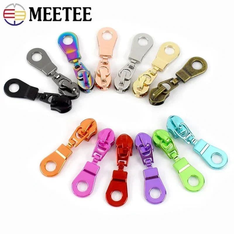 image-5/10/20Pcs 5# Zipper Heads For Nylon Zippers Bag Zip Puller Sliders Zips Repair Kits DIY Sewing Garment Replacement Accessories