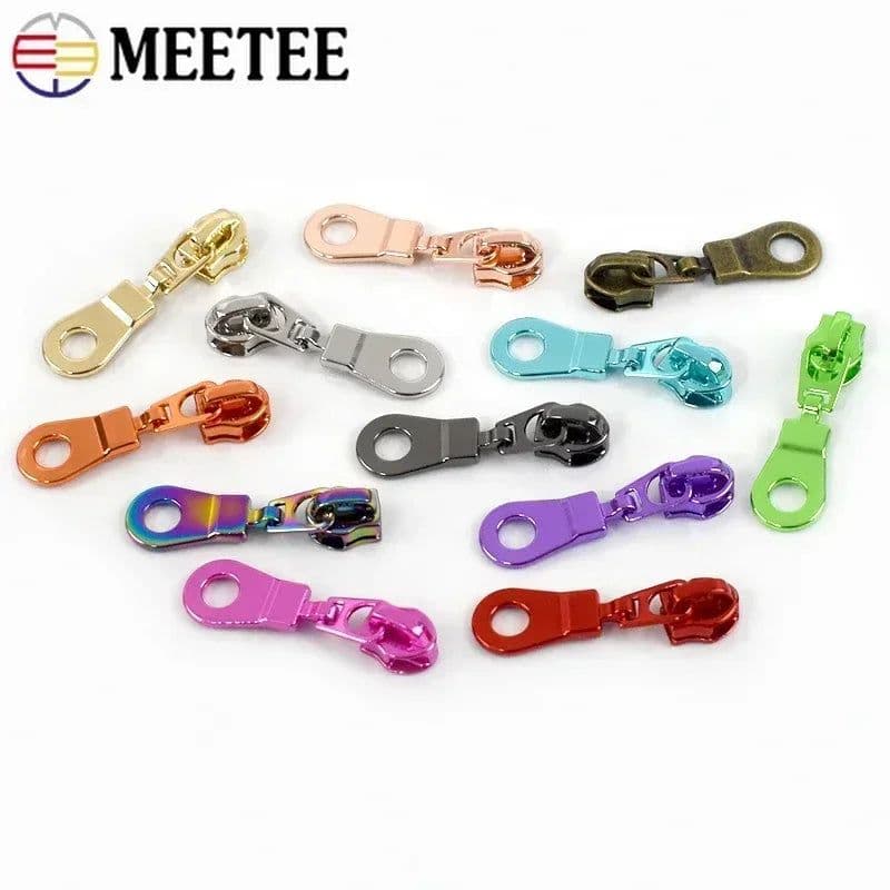 image-5/10/20Pcs 5# Zipper Heads For Nylon Zippers Bag Zip Puller Sliders Zips Repair Kits DIY Sewing Garment Replacement Accessories