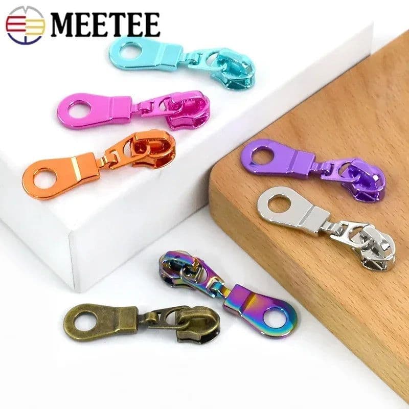 image-5/10/20Pcs 5# Zipper Heads For Nylon Zippers Bag Zip Puller Sliders Zips Repair Kits DIY Sewing Garment Replacement Accessories