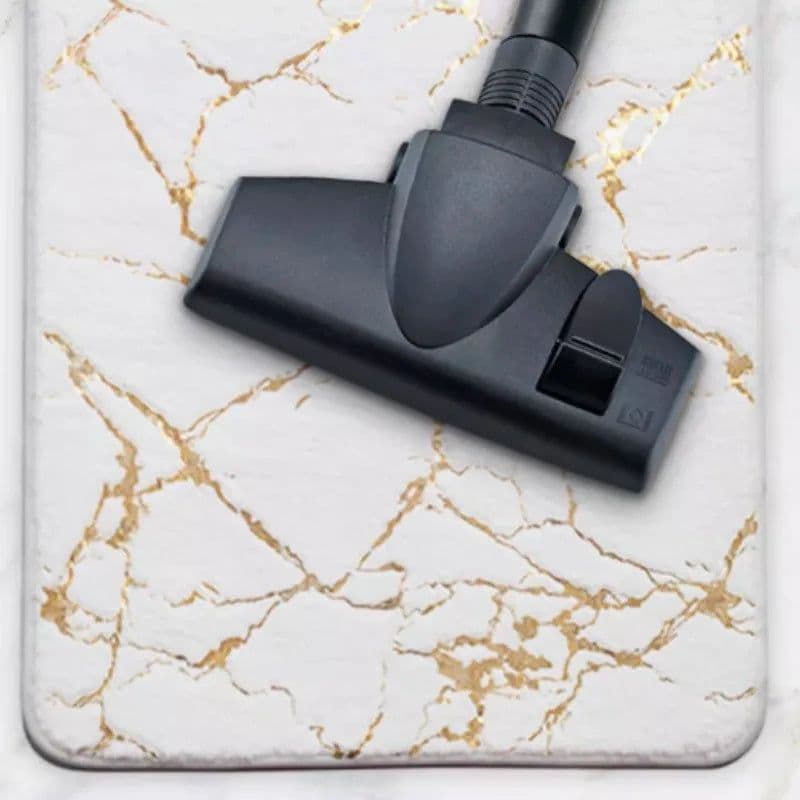 image-Oversized Bath Mat 80x120cm 60x90cm 50x80cm 40x60cm Black White Marble Fluffy Floor Rugs Fuax Rabbit Rur Bathroom Carpet Rugs