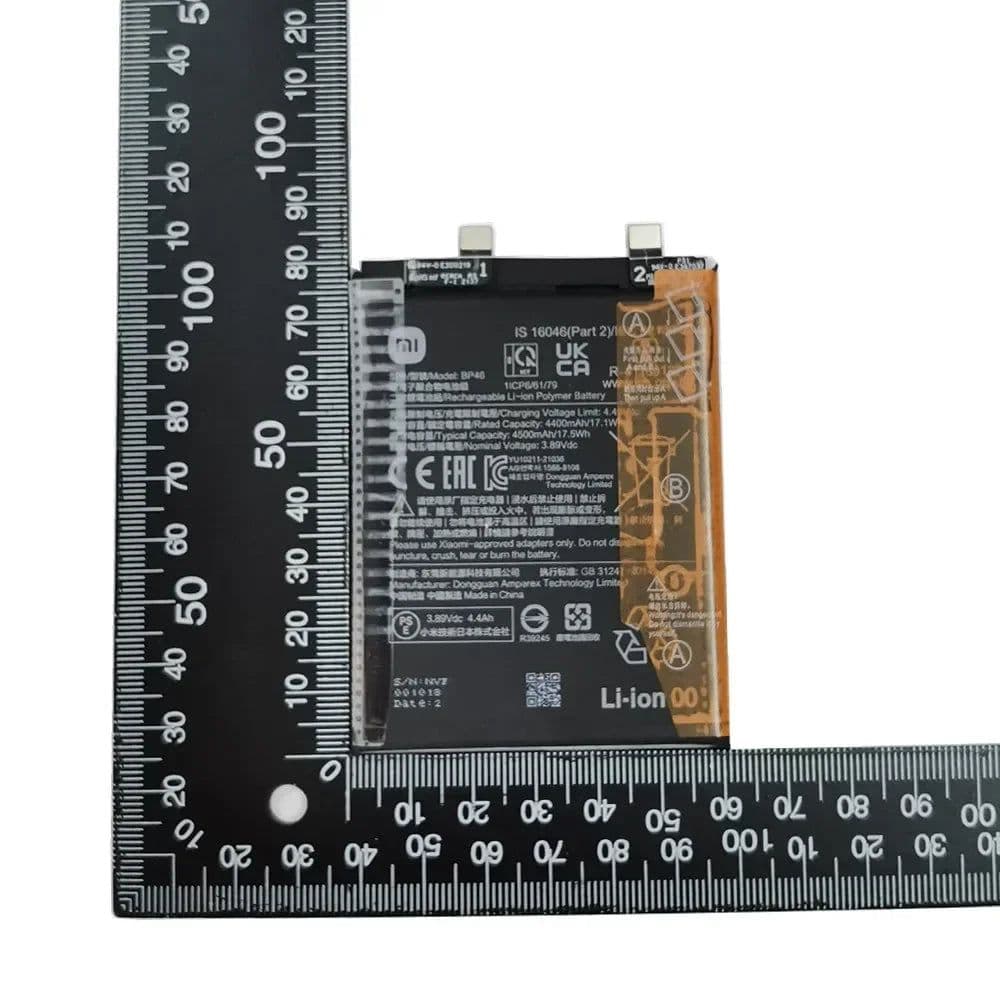 image-New 100% Original 4500mAh BP46 Battery For Xiaomi Mi 12 / Mi 12X Smart Phone Replacement Batteries Bateria