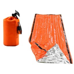 image-Portable Waterproof Emergency Survival Sleeping Bag Outdoor Edc Camping Gear Thermal Sack First Aid Rescue Kit Mylar Blanket