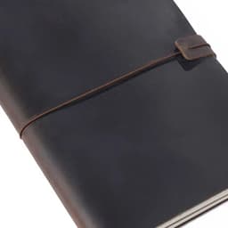 image-Moterm Hot Sale 100% Genuine Leather Notebook Handmade Vintage Cowhide Diary Journal Sketchbook Planner TN Travel Notebook Cover