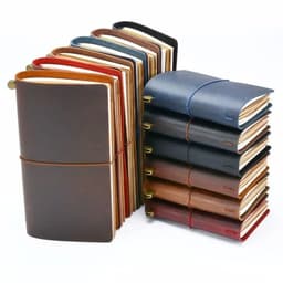 image-Moterm Hot Sale 100% Genuine Leather Notebook Handmade Vintage Cowhide Diary Journal Sketchbook Planner TN Travel Notebook Cover