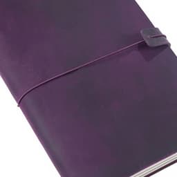 image-Moterm Hot Sale 100% Genuine Leather Notebook Handmade Vintage Cowhide Diary Journal Sketchbook Planner TN Travel Notebook Cover