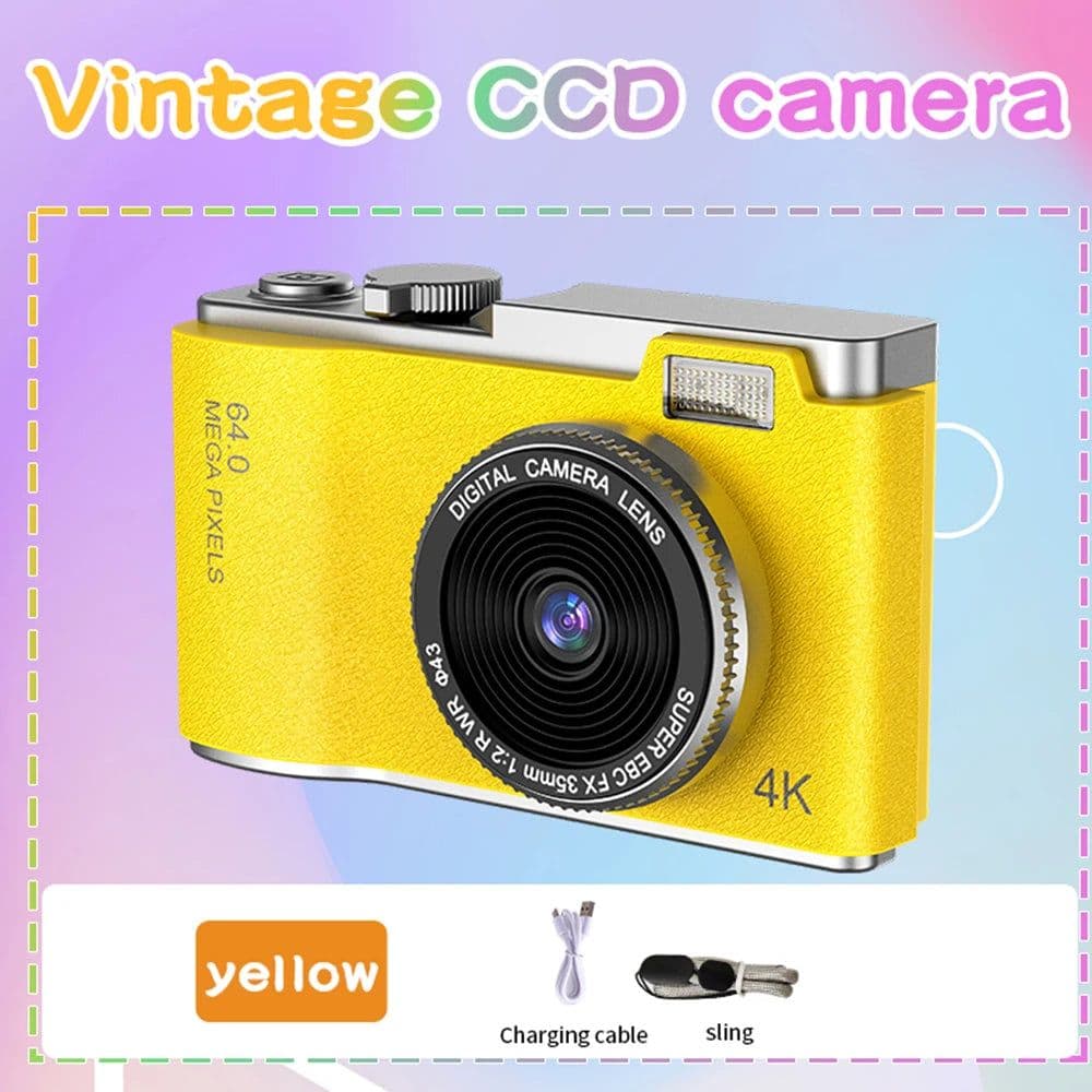image-HD Digital Camera 4K 64MP Photography Camera Video Camcorder 2.4 inch Screen Camcorder for Photography for Kid Adult Beginners