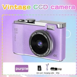 image-HD Digital Camera 4K 64MP Photography Camera Video Camcorder 2.4 inch Screen Camcorder for Photography for Kid Adult Beginners
