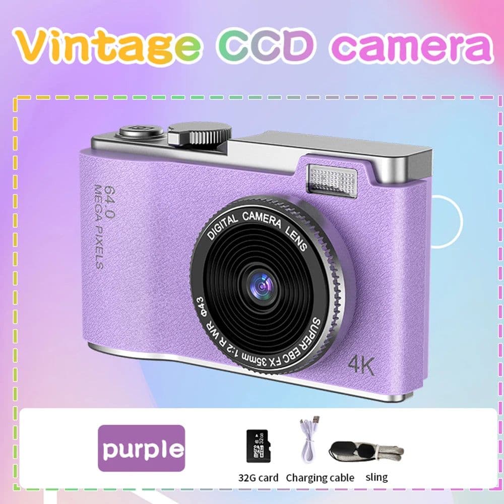 image-HD Digital Camera 4K 64MP Photography Camera Video Camcorder 2.4 inch Screen Camcorder for Photography for Kid Adult Beginners