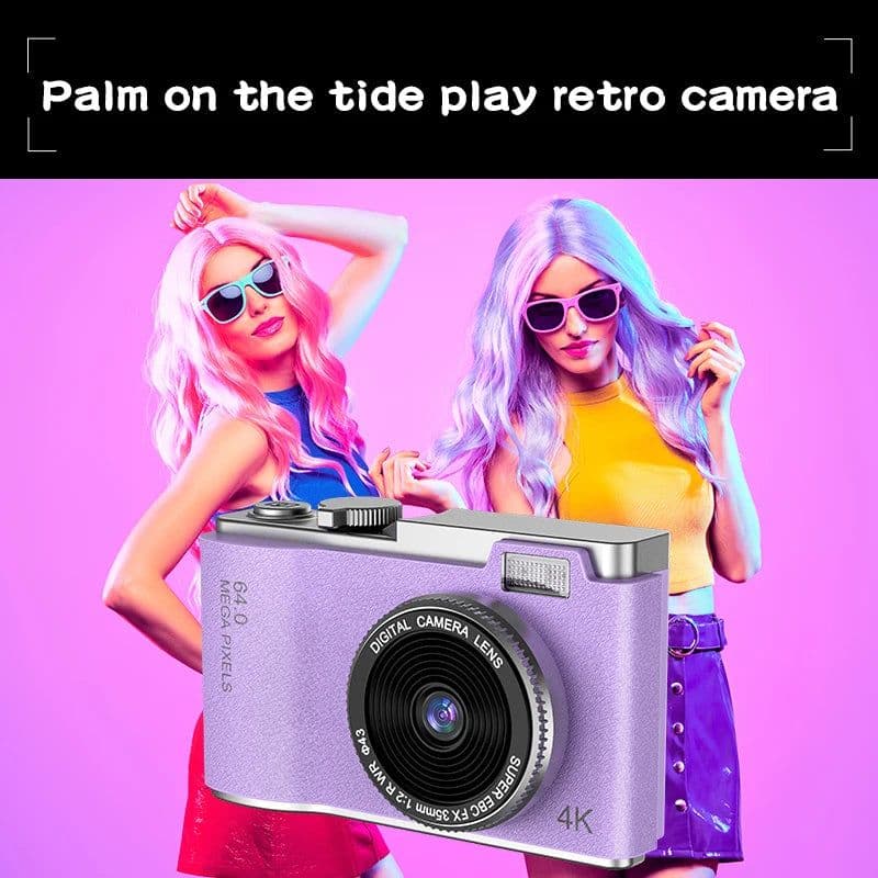 image-HD Digital Camera 4K 64MP Photography Camera Video Camcorder 2.4 inch Screen Camcorder for Photography for Kid Adult Beginners