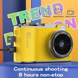 image-HD Digital Camera 4K 64MP Photography Camera Video Camcorder 2.4 inch Screen Camcorder for Photography for Kid Adult Beginners