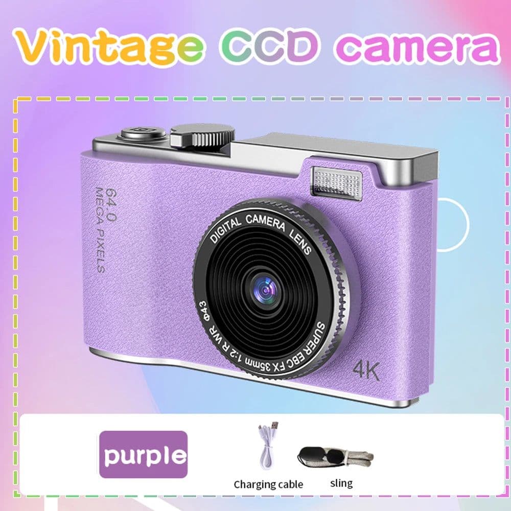 image-HD Digital Camera 4K 64MP Photography Camera Video Camcorder 2.4 inch Screen Camcorder for Photography for Kid Adult Beginners