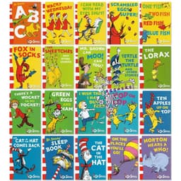 image-Random Send 5 Books/set Dr. Seuss Series Interesting Story Children's Picture English Reading Books Kids Learning Toys Children
