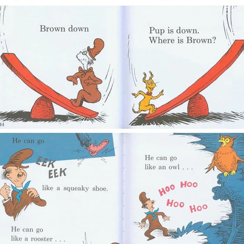 image-Random Send 5 Books/set Dr. Seuss Series Interesting Story Children's Picture English Reading Books Kids Learning Toys Children