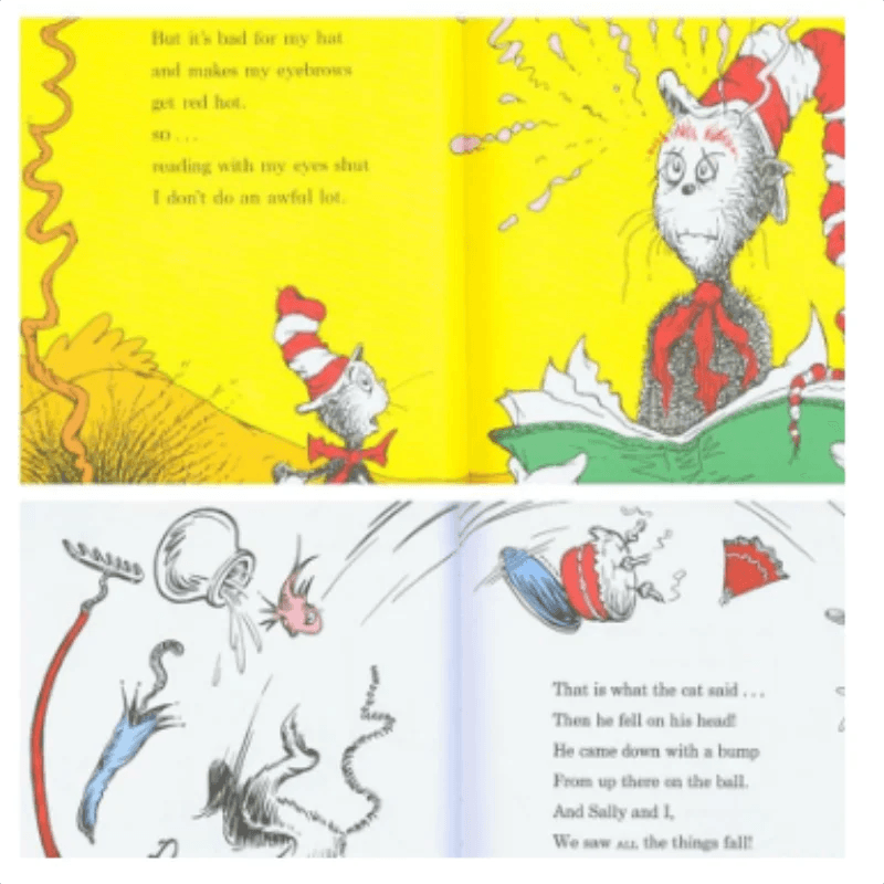image-Random Send 5 Books/set Dr. Seuss Series Interesting Story Children's Picture English Reading Books Kids Learning Toys Children