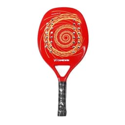 image-2021 New Professional Carbon Beach Tennis Racket Paddle Soft EVA Friction Face Raqueta With Bag Red Adult Sporting Goods Padel