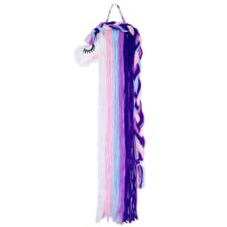 image-INS Weave Rainbow Baby Hair Clips Accessories Holder Princess Girls Hairpin Hairband Storage Pendant Jewelry Wall Ornaments