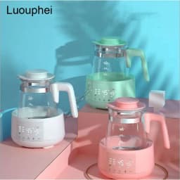 image-1.2L Infant Thermostatic Milk Regulator Baby Kettle Keep Warm 24 Hours Hot Water Smart Insulation Pot Milk Powder Warmer