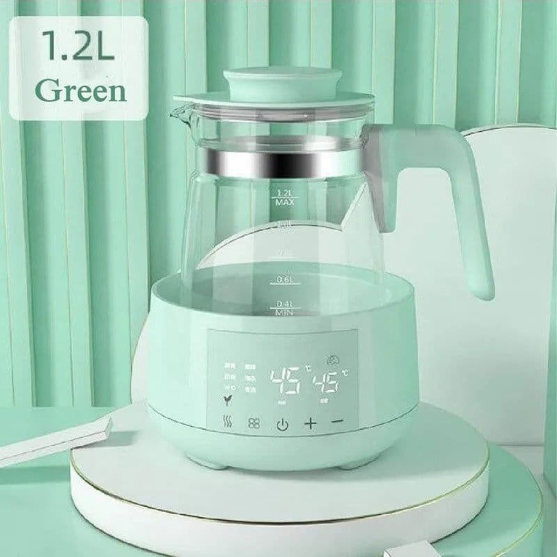 image-1.2L Infant Thermostatic Milk Regulator Baby Kettle Keep Warm 24 Hours Hot Water Smart Insulation Pot Milk Powder Warmer