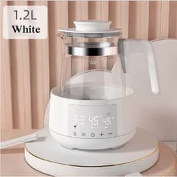 image-1.2L Infant Thermostatic Milk Regulator Baby Kettle Keep Warm 24 Hours Hot Water Smart Insulation Pot Milk Powder Warmer