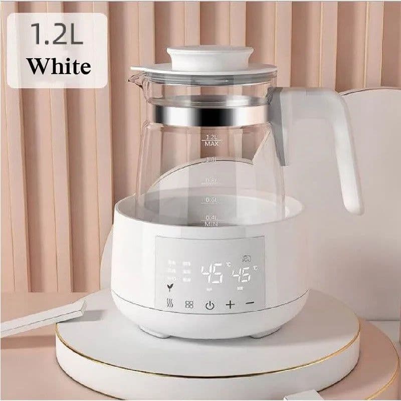 image-1.2L Infant Thermostatic Milk Regulator Baby Kettle Keep Warm 24 Hours Hot Water Smart Insulation Pot Milk Powder Warmer