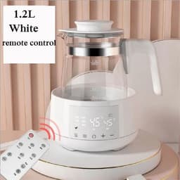 image-1.2L Infant Thermostatic Milk Regulator Baby Kettle Keep Warm 24 Hours Hot Water Smart Insulation Pot Milk Powder Warmer