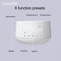 image-1.2L Infant Thermostatic Milk Regulator Baby Kettle Keep Warm 24 Hours Hot Water Smart Insulation Pot Milk Powder Warmer